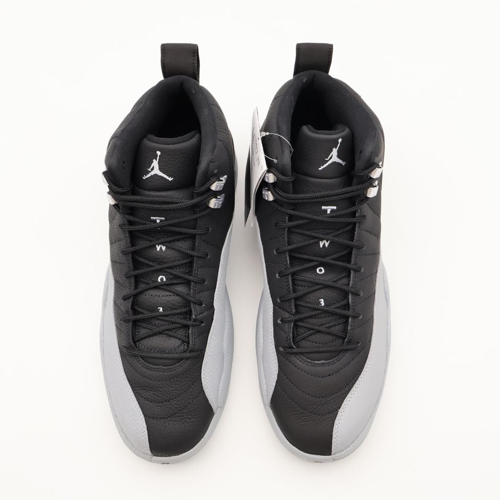 CT8013-010 Nike Air Jordan 12 Retro Баронс Черный и Волк Серый (Мужской)