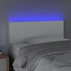 VidaXL LED Headboard Bedroom Furniture Single Bed Accessory Headboard Bed Frame Interior White 3121417