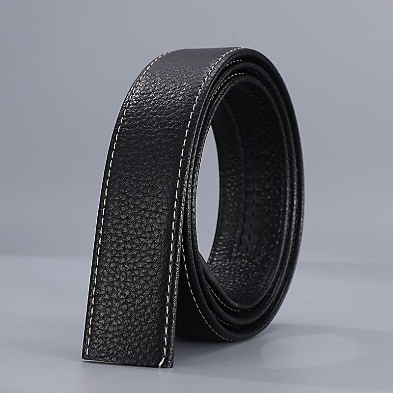 First Layer Cowhide Automatic Belt Men'S Business Crocodile Pattern Dragon Green Belt Wide Waist Seal
