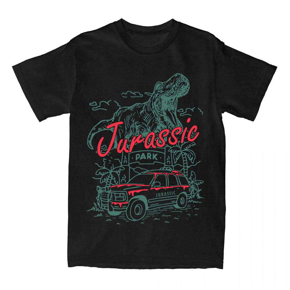 Jurassic World Rebirth T-shirt Cotton Summer Short Sleeve Tshirts Casual Loose Movie Printing T Shirt O-neck Soft Women Clothing