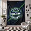 Seattle Seahawks Wall Tapestry Home Decor Wall Hanging Cloth for Bedroom Living Room Background