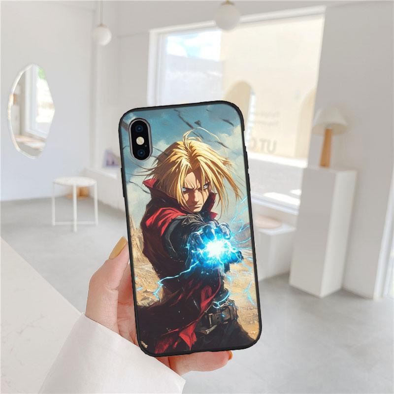 LO45 Fullmetal Alchemist Soft Shell Phone Case for Redmi Note 8 9 Pro Max 9S 9T 9C NFC 8T 8A 10A A4