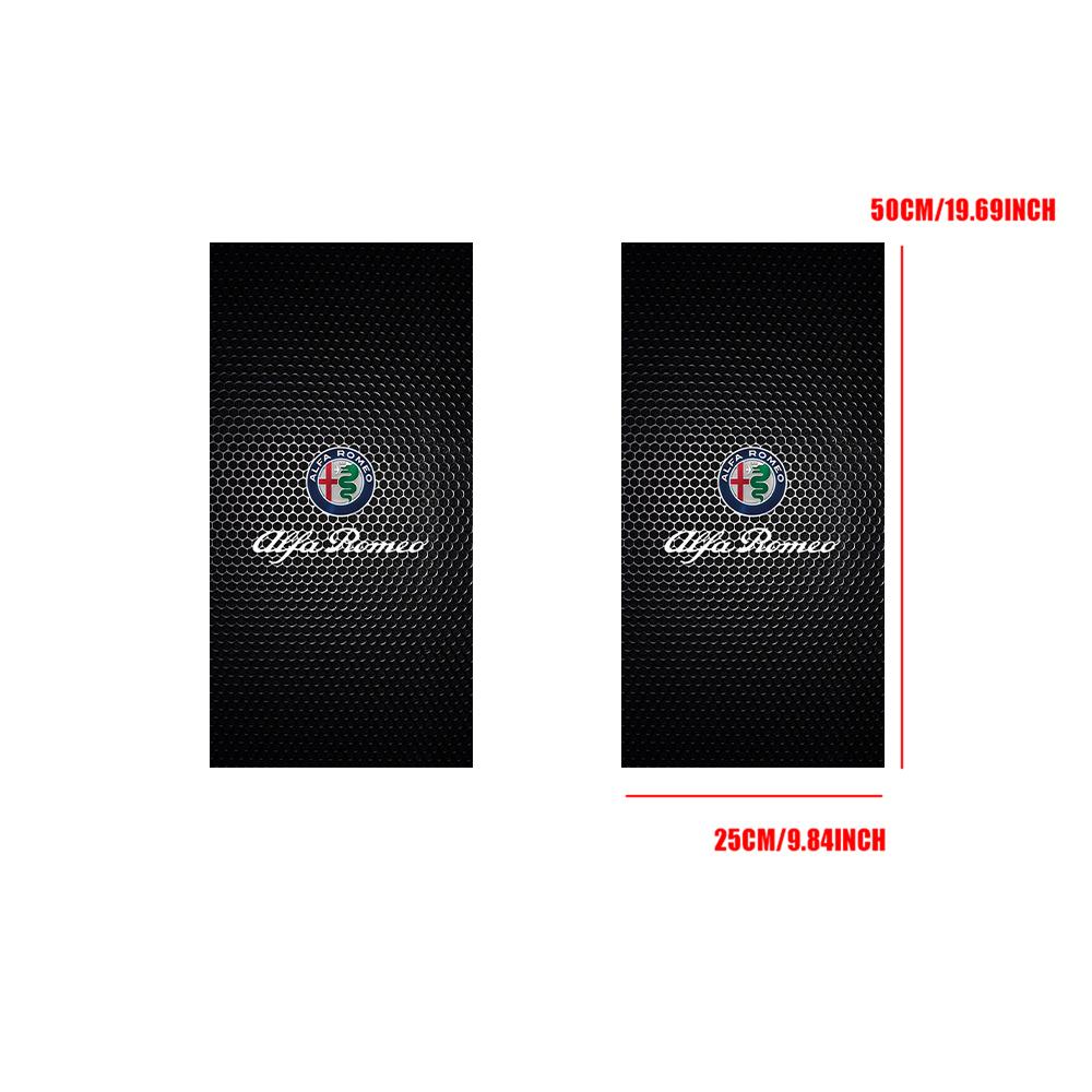 For Alfa Romeo Car B-pillar Sticker Vinyl Waterproof DIY Auto Door Post Decals For Alfa Romeo Stelvio Volante 147 156 159 Mito B