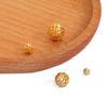 5/10/50Pcs Copper Metal Brass Filigree Beads Hollow Ball Beads Diy Beads for Jewelry Making