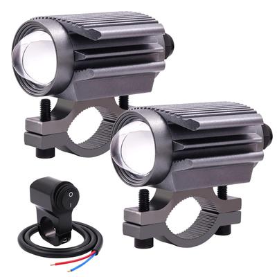 Biqing Мотоциклетная противотуманная фара DC 12- Мотоциклетная противотуманная фара LED Водонепроницаемый дизайн Мотоциклетный туман