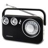 ADESSO Radio AM FM Retro Design Black RA-601BK