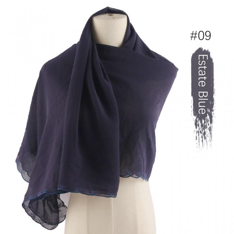 Lightweight Sun Shade Scarf Women UV Protection Beach Wrap 170x90cm Plain Weave Multi Color