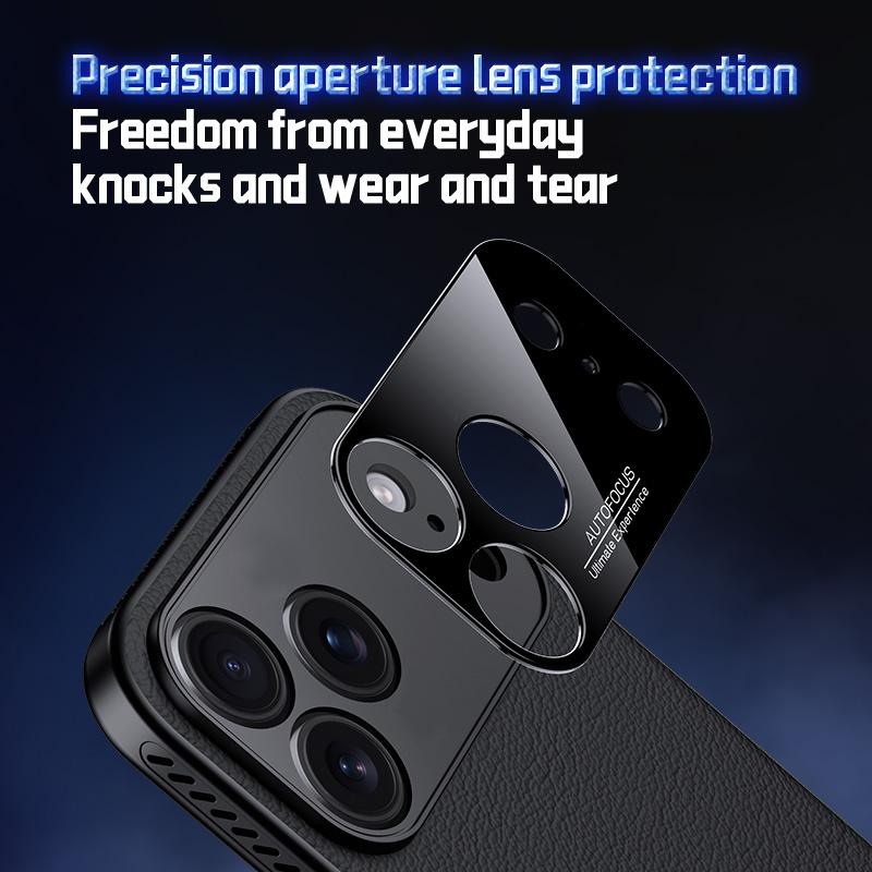 Для iPhone 17 Pro Max Чехол Роскошный Магнитный Для Magsafe Гибридный PU+PC Тонкий Кожаный Чехол-накладка Матовый Противоскользящий Жесткий Чехол Для iPhone 16 15 14 Pro Max