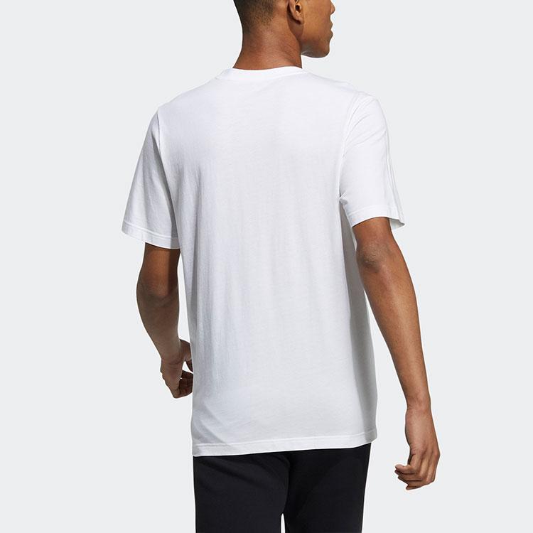 adidas Спортивная футболка с круглым вырезом Neo Surf Print, мужские топы, белая GS2581