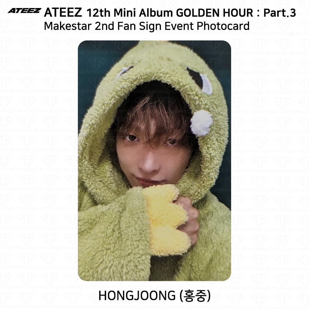 ATEEZ 12th Mini Golden Hour Part.3 Makestar 2nd Fan Sign Event Photocard