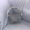 Инкрустированная бриллиантами женская сумка Super Flash Mini Garden Hand Bag Модная металлическая цепочка для одного номера Messenger Banquet Bag