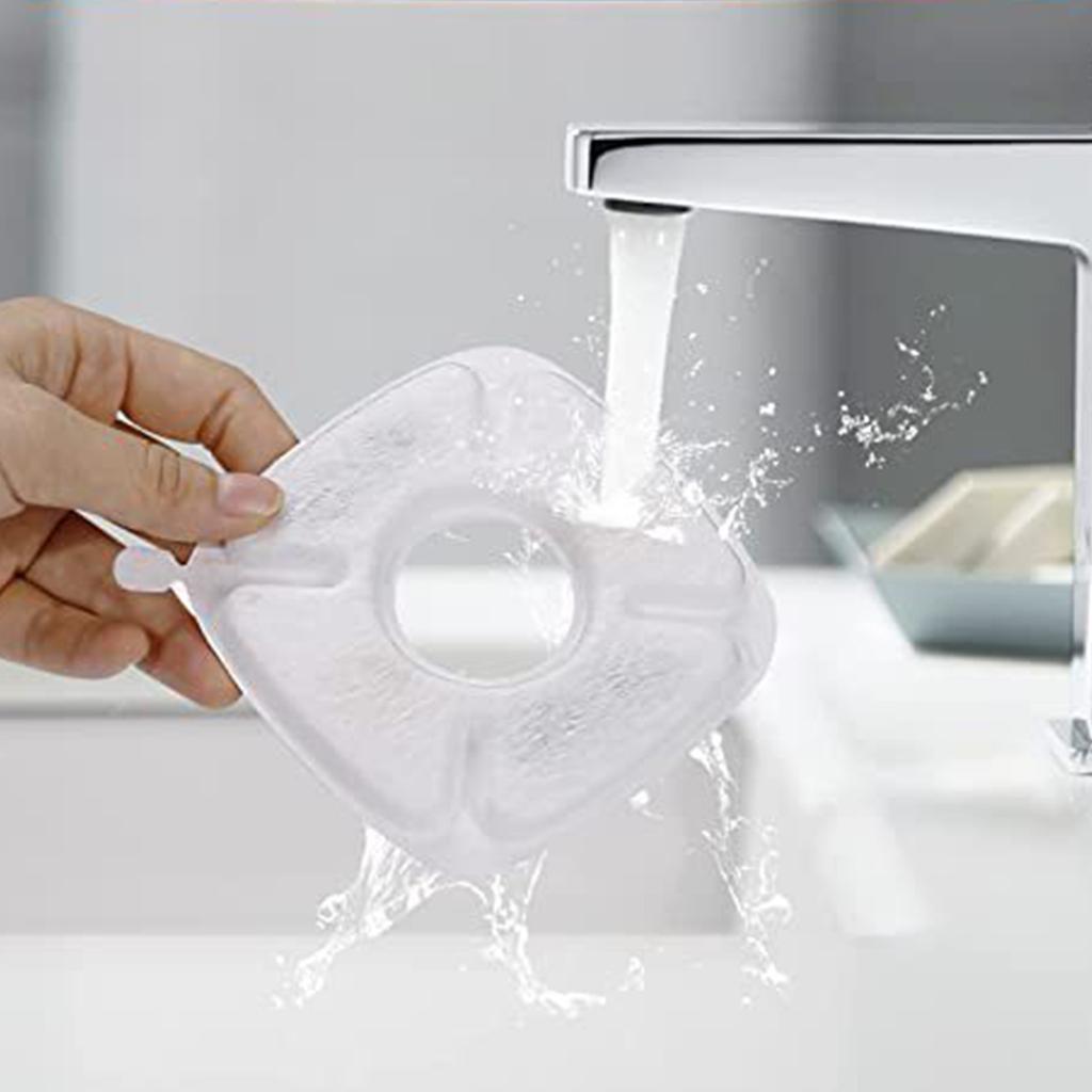 4x Сменные фильтры для питьевого фонтанчика для домашних животных Улучшают качество воды Поддерживают воду чистой и свежей Сменный фильтр