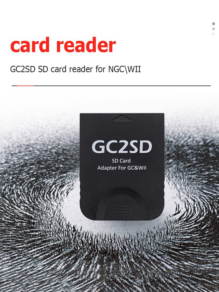 Профессиональный адаптер для карт GC2SD для Micro SD Plug and Play для игровых консолей GameCube Wii, адаптер для слота для карт памяти