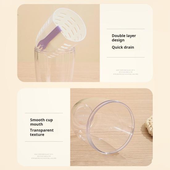 Коробка для салата для пикника, 650 мл, фруктовая чашка с вилкой, двухслойная, быстроосушенная, герметичная, компактная, герметичная, контейнеры для хранения продуктов для путешествий, пикника, кемпинга