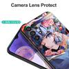 Черный чехол из ТПУ для OPPO A32 A33 A53 A53S A54 A55 A73 A74 A76 A77 A91 A94 A95 A93S A92S 4G 5G Genshin Impact
