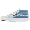 Кроссовки унисекс Sk8-Mid Washed Denim Blue Denim-Multi VN0A3WM3448