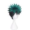 Green Black Short Wig My Hero Academia Midoriya Izuku Cosplay Costume Boku No Hero Academia Heat Resistant Hair Men Women Wigs