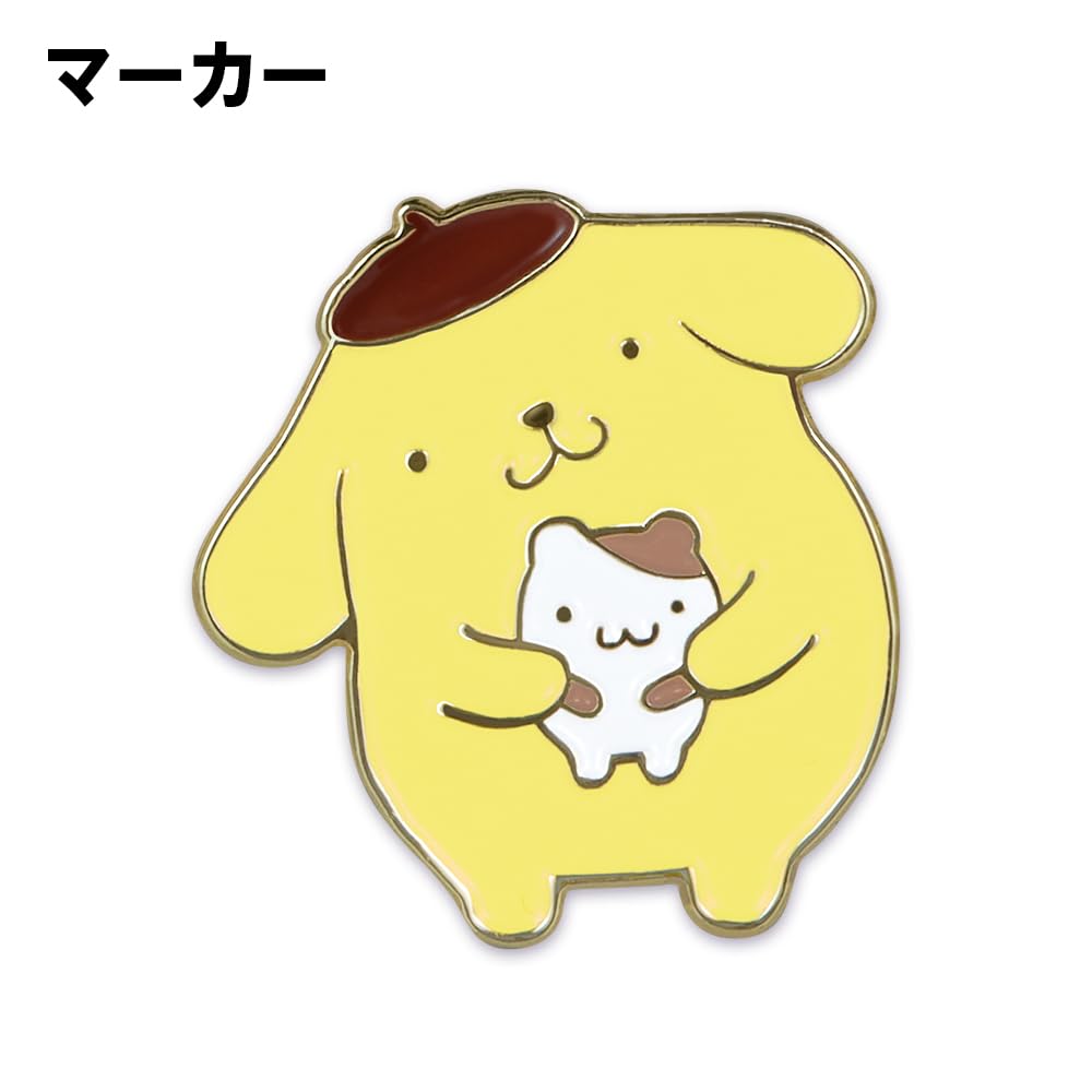 Маркер для гольфа Помпомпурин Персонажи Sanrio Лицензионный продукт - (Помпонпурин (PPM002))