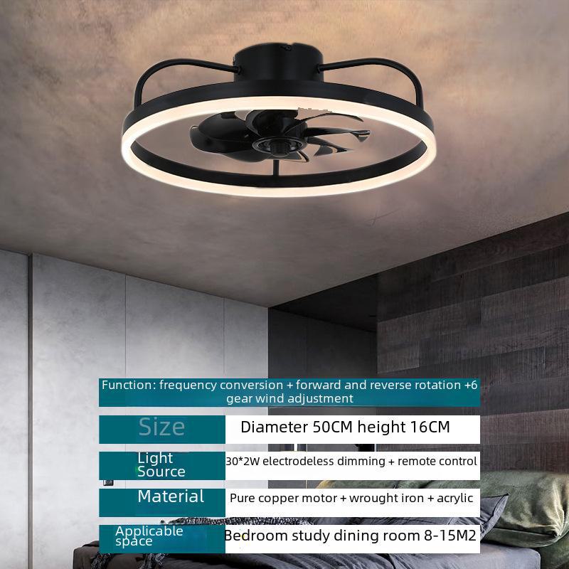 Ретро промышленный светодиодный потолочный вентилятор с инвертором