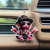 Acrylic Flat 2D Hooded Monkey Car Pendant Is  for Holiday, Valentine's Day and Christmas Decorations, and Is a Gift for Couples, Homes and Accessories