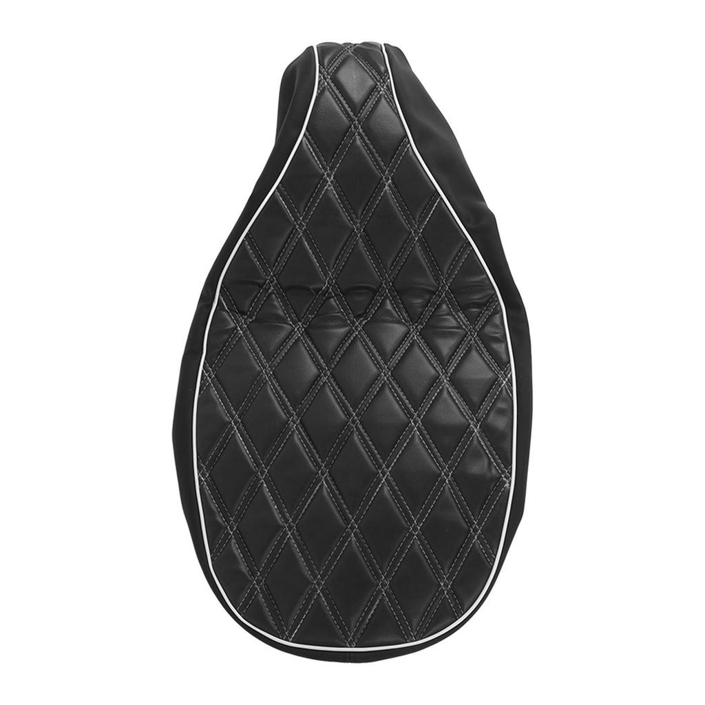 Saddle Leather Cover Replacement for Vespa 125 150 Sprint Fast Ts Super Vbb Vba Vnb GTR GlBlack