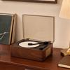 Retro Portable Music Player with Speaker, Bluetooth-compatible Desktop Player with Remote Control for Home, Support USB/Type-C