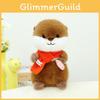 Scarf Soft Cute Otter Plush Toy Apply Children Birthday Gift And Decoration Room