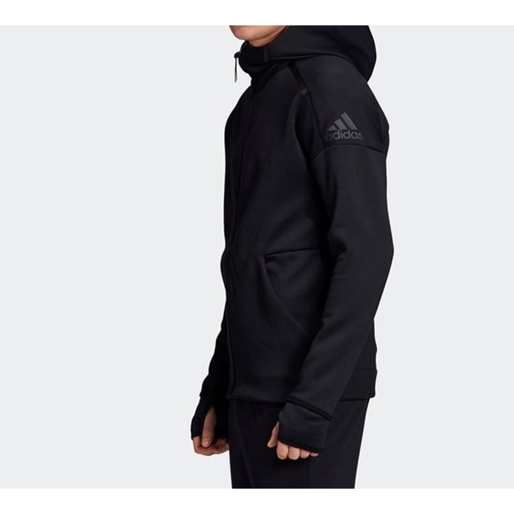 adidas Z.N.E Куртки Мужские Черные С Капюшоном Умеренные Другие EB5230
