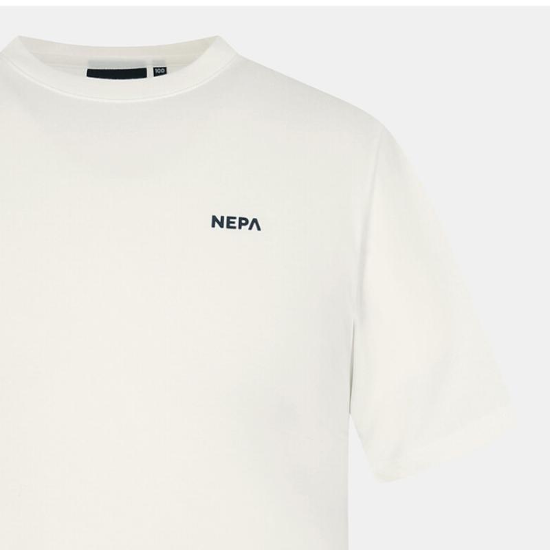 [Nepa] Nepa Common Camp Graphic Round ShorT Sleeve T shirT  Loose fiT  7jd5366