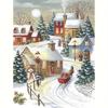 Diamond Painting Christmas House Diamond Embroidery Landscape Mosaic Cross Stitch Handmade Gift 30x40cm/12x16inch