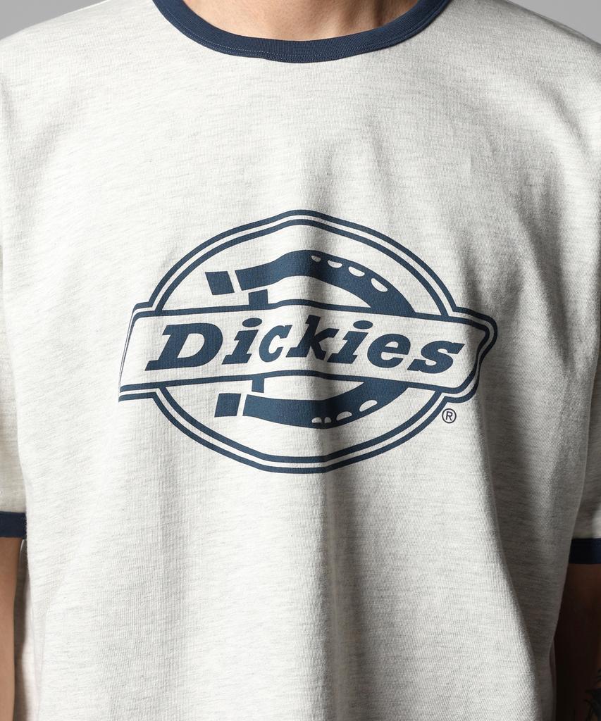 DICKIES Mono Logo Ringer T-Shirt Oatmeal