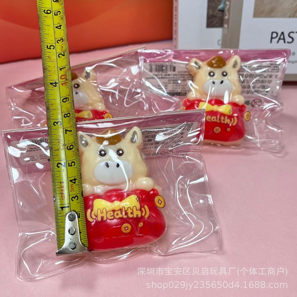 Маленькая лошадка, игрушка-сквиши с медленным отскоком для детей - Кремовая текстура, снятие стресса