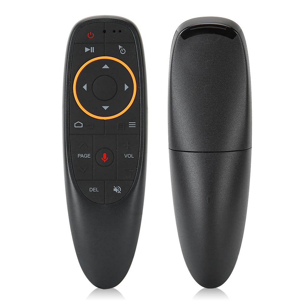 G10 Black Voice Remote Control 2.4G Air Mouse Mini Wireless Keyboard with Gyroscope(2.4g Body