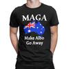 For Australia sake Make Albo Go Away Men T Shirt  Novelty Tee Shirt Short Sleeve Crewneck T-Shirts Plus Size Clothing