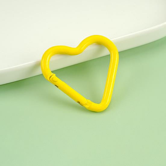 12 шт. карабинов в форме сердца, прочный сплав, брелок, зажим, пружинный крючок, пряжка для рюкзака, бутылка для воды, аксессуары для кемпинга на открытом воздухе