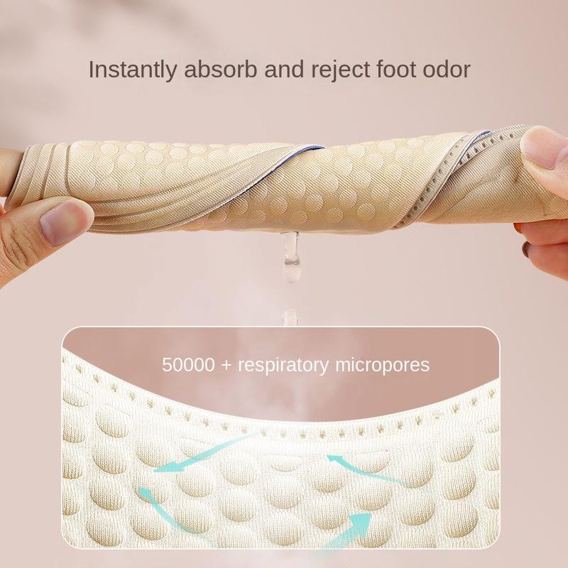 Модные стельки 2 в 1, Т-образные губчатые, износостойкие, стикеры для пяток, анти-капля, дышащие, впитывающие пот, массажные подушечки для ухода за ногами, массажные подушечки для обуви