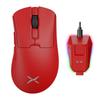 DELUX M900PRO Gaming Mouse 8000Hz Polling 63g For Large PAW3395 Sensor Huano Pink Magnetic Charging Base Included Wireless, Rate, Lightweight,