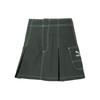 Ss24 Уличная модная цветная блоковая линия дизайна удобная дышащая модная повседневная юбка женские юбки зеленые 626864-80