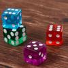 Playing Games 19mm Desktop Game Game Toys D6 Dice 6 Sided Dice Square Point Dice Transparent Dice