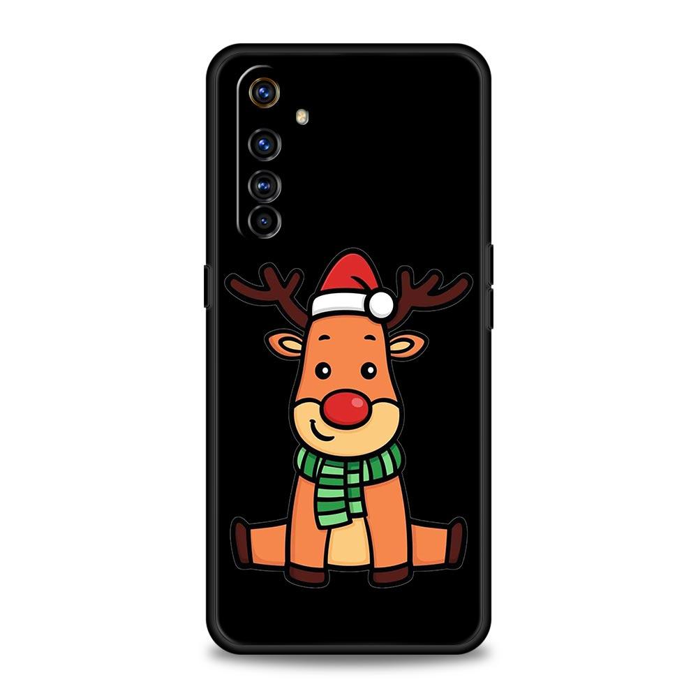 Чехол для телефона для Realme 12 11 10 9 8 5G 7 6 GT5 GT3 GT2 Pro Plus C21 C11 C25 C35 GT Neo 2 3 3T 5 Чехол Рождественский Санта-Клаус