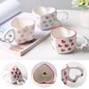 Ближневосточный стиль, чашка для кофе, чая, креативная чашка в форме сердца, керамические чашки для молока, фарфоровые кофейные чашки, оптовая продажа, посуда, чашки, подарок