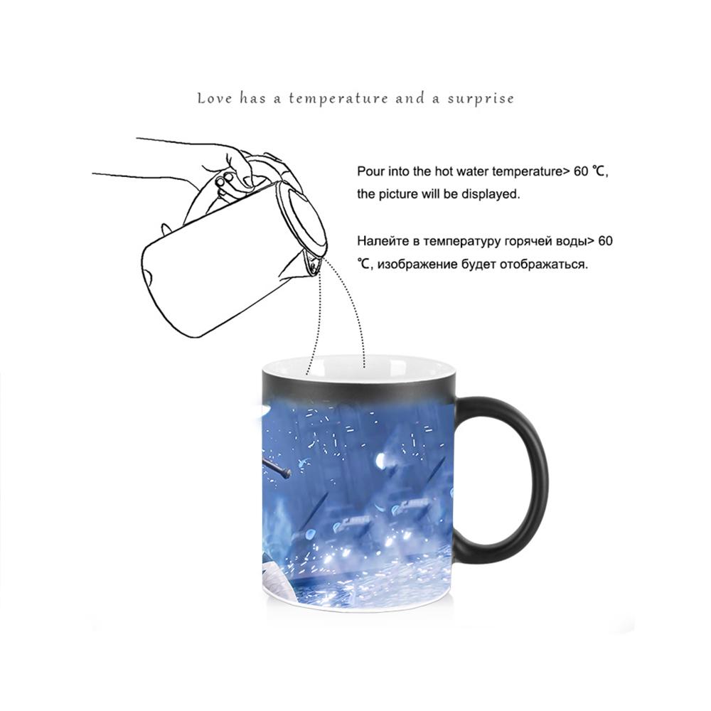 Nightdress Beauty Heat Sensitive Cup BSKT-162 Color Change Mugs Coffee Cups Custom Mug Anime Personalized Gifts Drinkware Kawaii