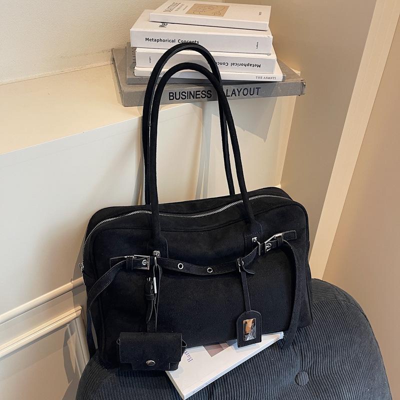 Сумка подмышку, нишевая сумка класса люкс, женская сумка высокого класса, новая трендовая ретро-сумка через плечо 2025, сумка-шоппер большой вместимости