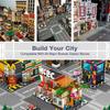 32X32 Dots Building Block Base Plate 25.5X25.5Cm Grassland River,Tropical Treehouse & City Road Street Scenery Bricks Toys