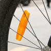GUB Plastic Rim Reflector Stable High Strength Anti Rust Spoke Warning Reflector for Cycling