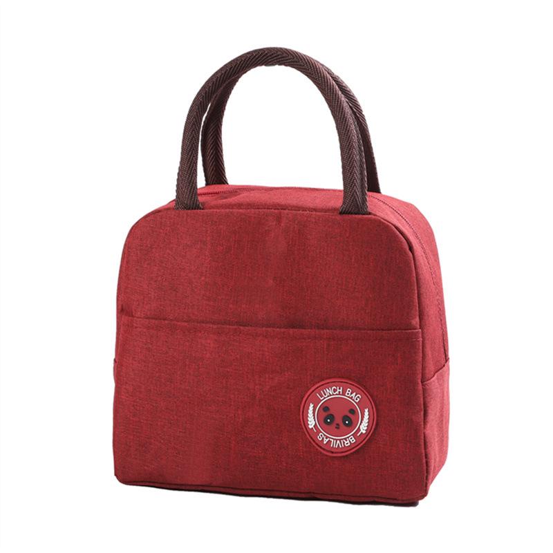 Large Capacity Insulated Lunch Tote - Durable Aluminum Foil Bento Bag for Office Workers