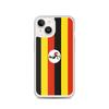 Чехол - PIXELFORMA - iPhone 14 - Drapeau de l'Ouganda - Силиконовый супле - Полная защита