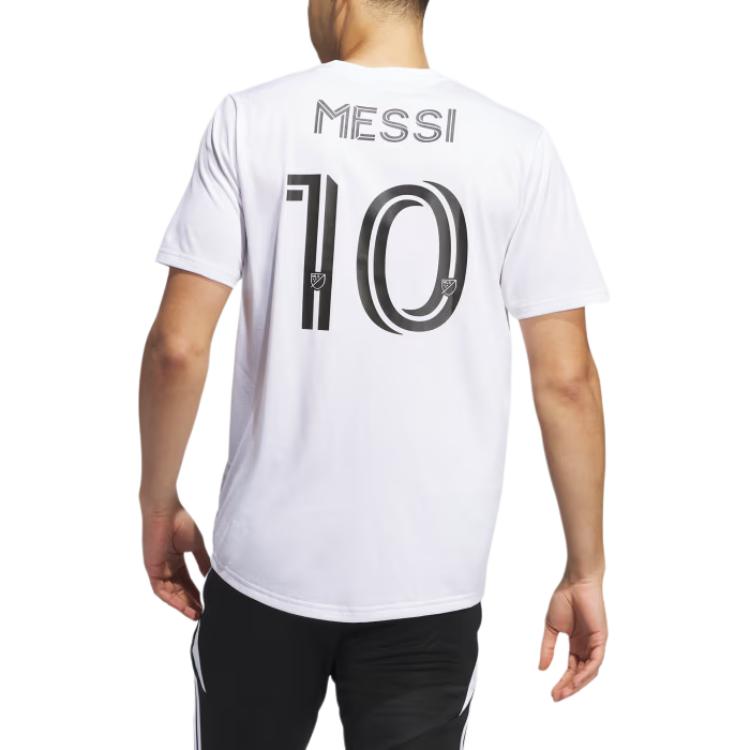 adidas Мужская футболка Inter Miami CF Месси №10 Белая JJ2591