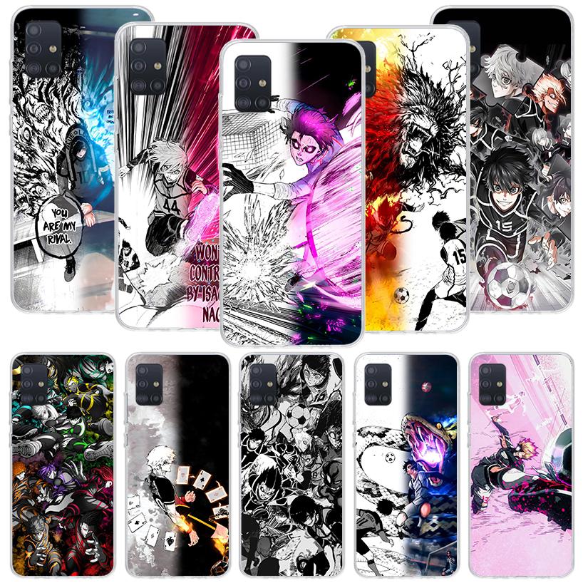 Чехол для телефона Blue Lock Football Anime для Samsung Galaxy A52 A32 A22 A12 A02S A50S A30S A51 A31 AA71 Note 20 Ultra 10 S10 Plus Gal