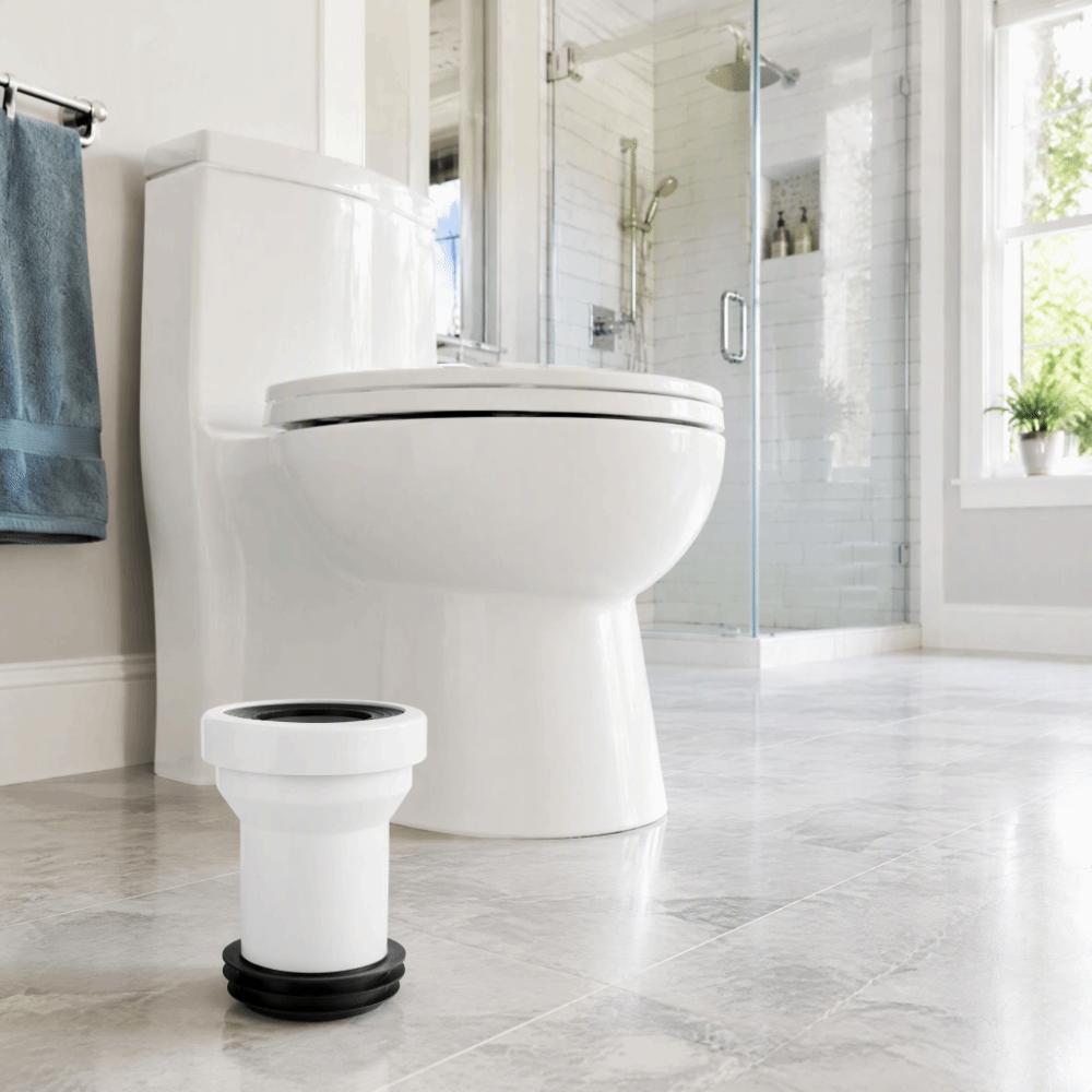 with Bottom Seal Ring Toilet Connection Adapter Toilet Outlet Pipe Connector For Bathroom